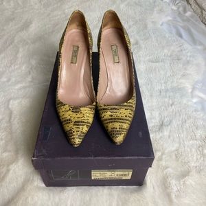 Vintage Prada snakeskin pumps
